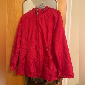 Red Raincoat by Jones New York size L